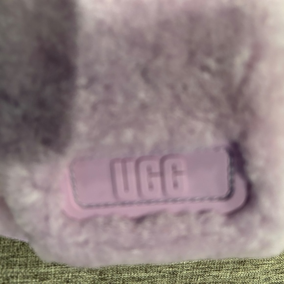 Fluff Yeah Ugg Purple Slingback Slippers Size 9 - Picture 5 of 6